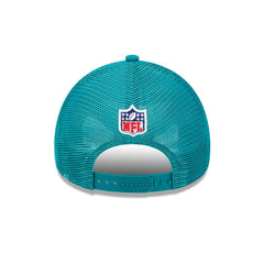 New Era NFL Men's Miami Dolphins 2024 Sideline Historic 9FORTY Trucker Snapback Hat