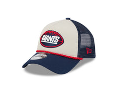 New Era NFL Men's New York Giants 2024 Sideline Historic 9FORTY Trucker Snapback Hat