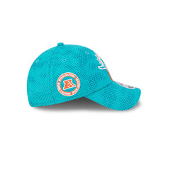 New Era NFL Men's Miami Dolphins 2024 Sideline 9FORTY Adjustable Hat Aqua