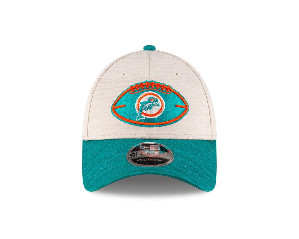 New Era NFL Men's Miami Dolphins 2024 Sideline Historic 9FORTY Snapback Hat