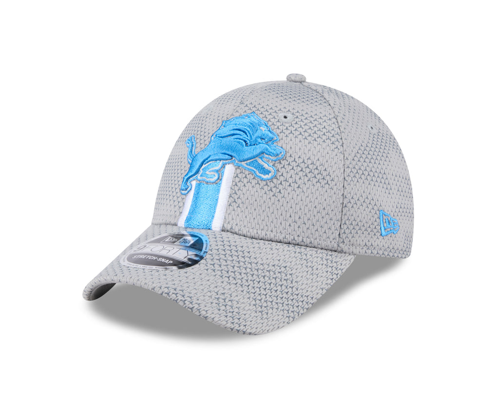 New Era NFL Men's Detroit Lions 2024 Sideline 9FORTY Adjustable Hat Grey