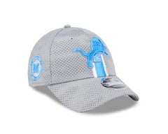 New Era NFL Men's Detroit Lions 2024 Sideline 9FORTY Adjustable Hat Grey