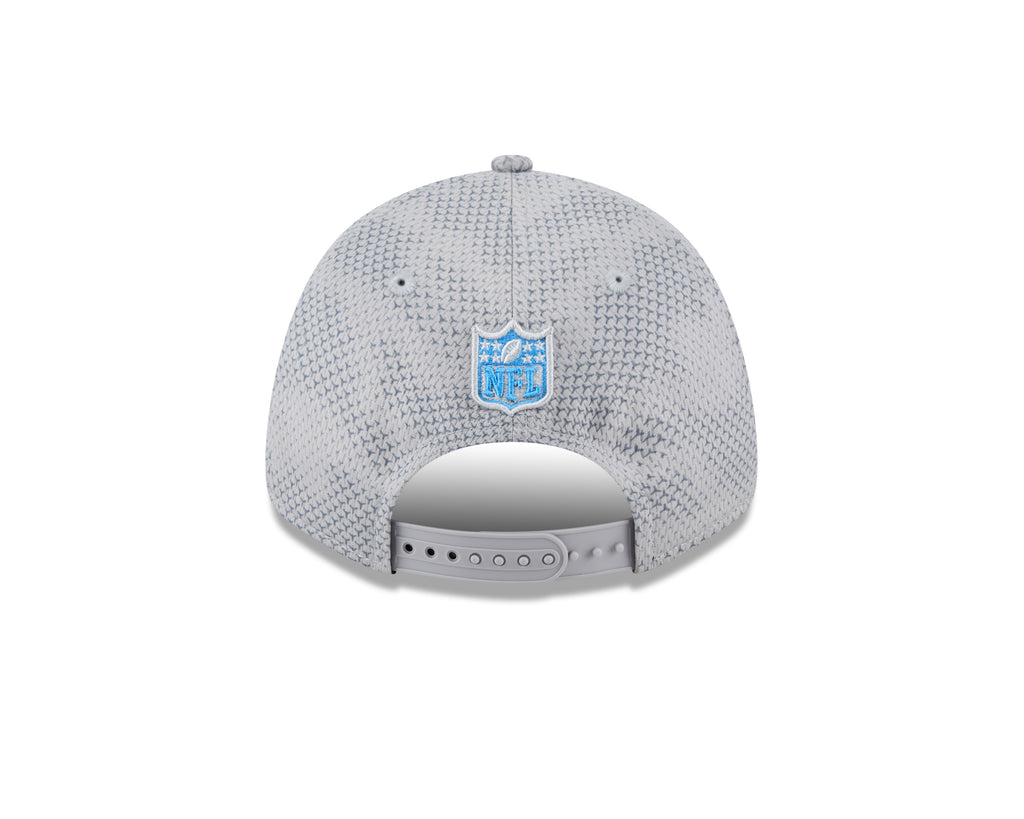 New Era NFL Men's Detroit Lions 2024 Sideline 9FORTY Adjustable Hat Grey