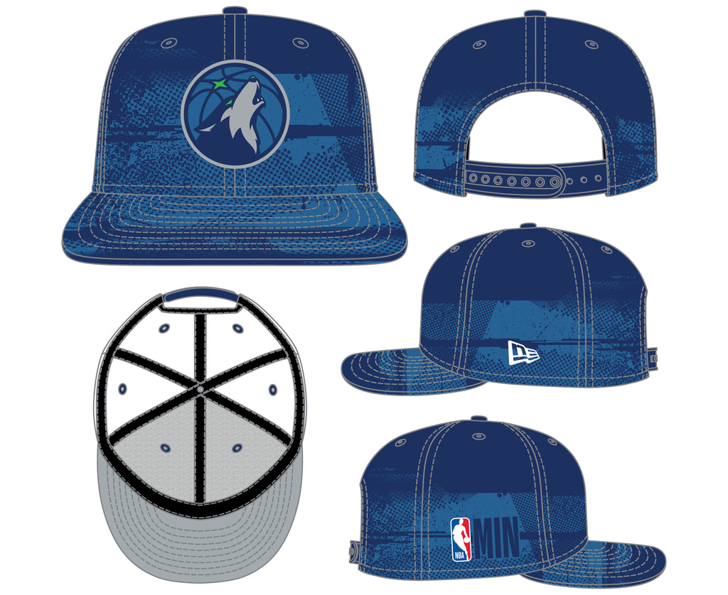 New Era NBA Men's Minnesota Timberwolves Tip Off 24 9FIFTY Snapback Hat