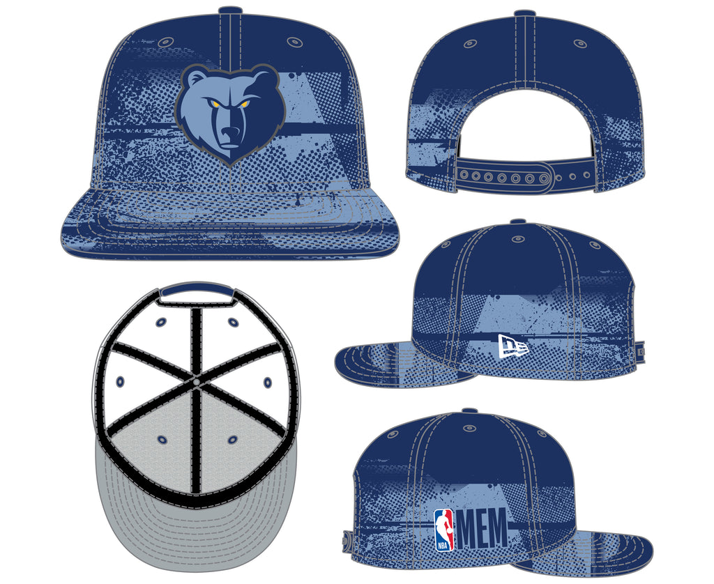 New Era NBA Men's Memphis Grizzlies Tip Off 24 9FIFTY Snapback Hat