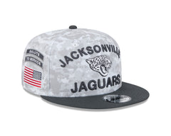 New Era NFL Men's Jacksonville Jaguars 2024 Salute To Service 9FIFTY Snapback Hat