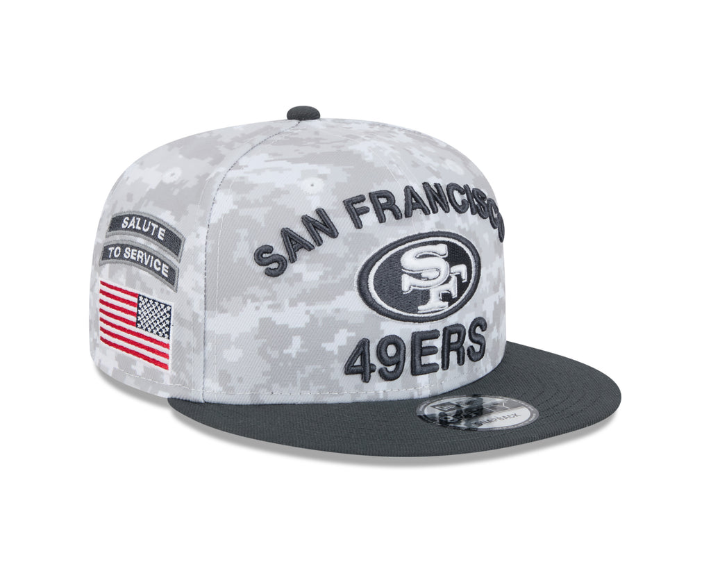 New Era NFL Men's San Francisco 49ers 2024 Salute To Service 9FIFTY Snapback Hat