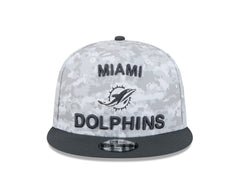 New Era NFL Men's Miami Dolphins 2024 Salute To Service 9FIFTY Snapback Hat