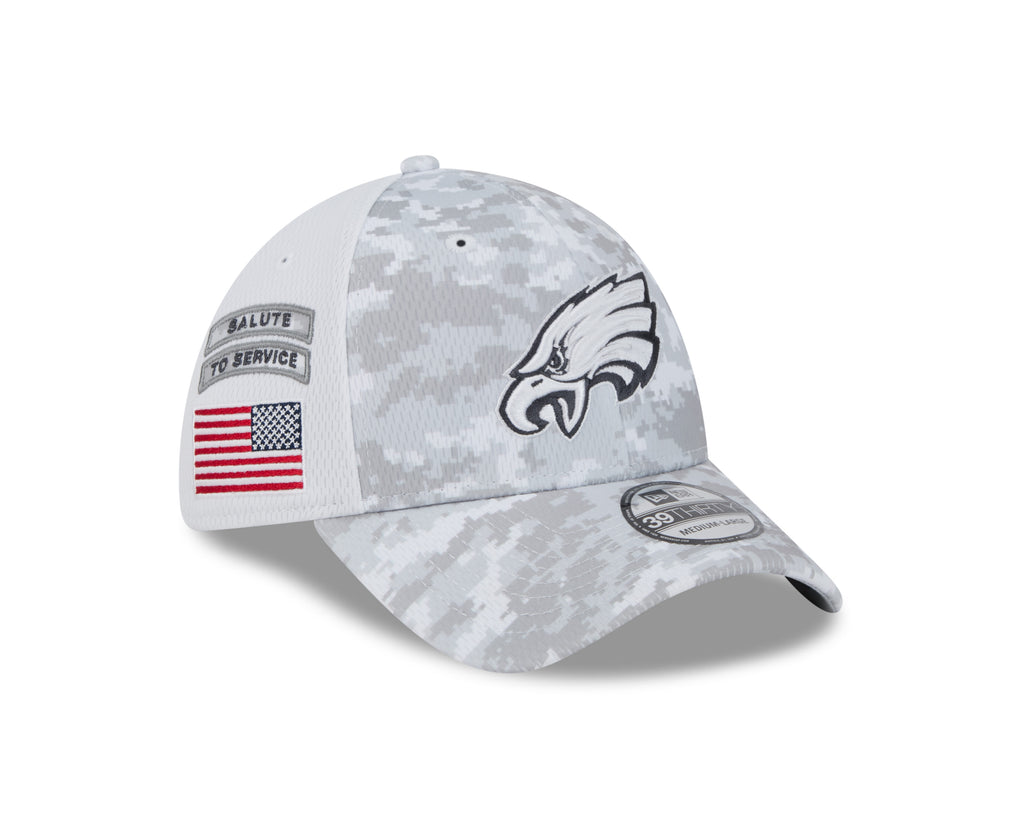 New Era NFL Men's Philadelphia Eagles 2024 Salute To Service 39THIRTY Flex Hat