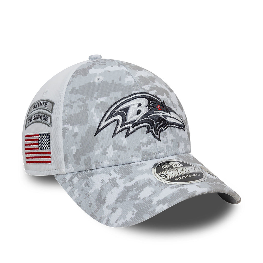 New Era NFL Men's Baltimore Ravens 2024 Salute To Service 9Forty Stretch-Snap Hat