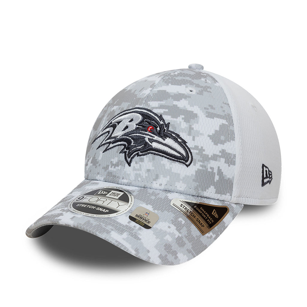 New Era NFL Men's Baltimore Ravens 2024 Salute To Service 9Forty Stretch-Snap Hat