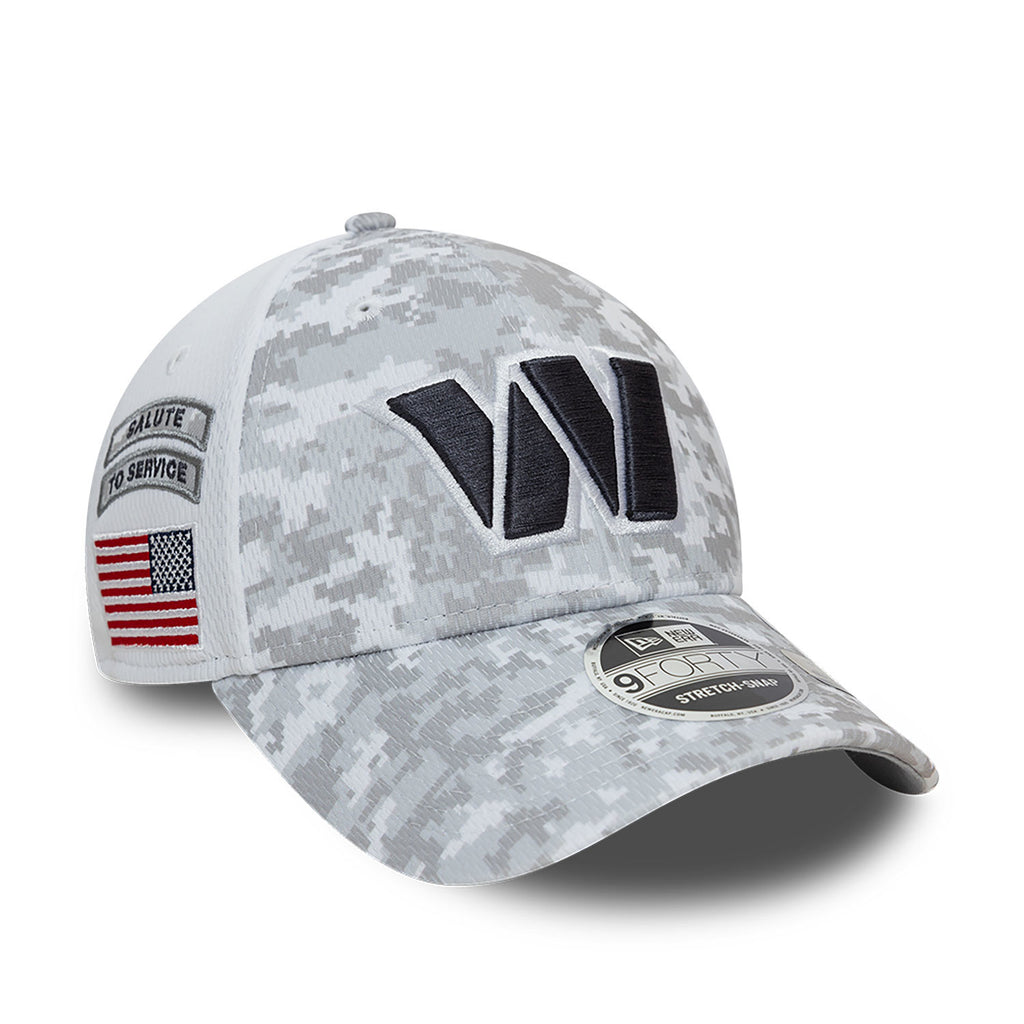 New Era NFL Men's Washington Commanders 2024 Salute To Service 9Forty Stretch-Snap Hat