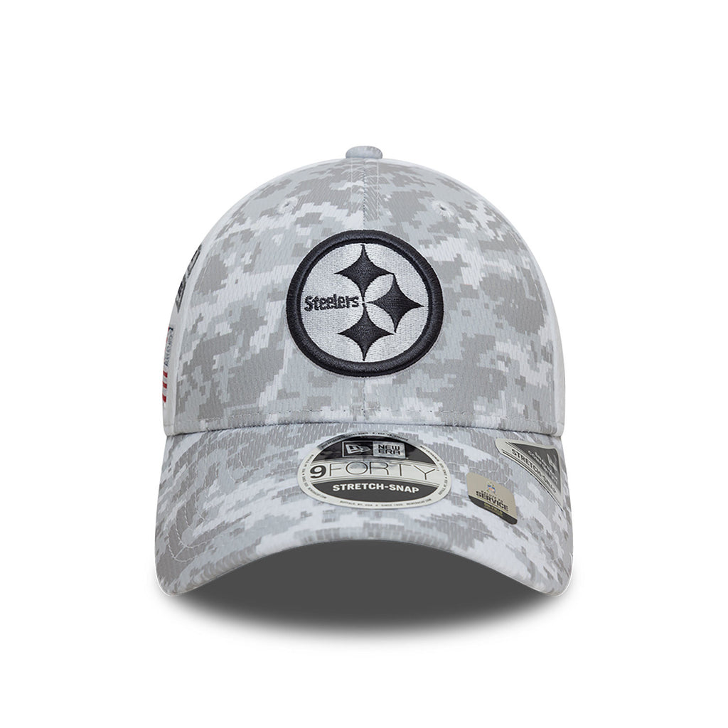 New Era NFL Men's Pittsburgh Steelers 2024 Salute To Service 9Forty Stretch-Snap Hat