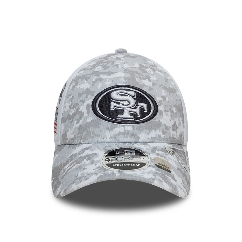 New Era NFL Men's San Francisco 49ers 2024 Salute To Service 9Forty Stretch-Snap Hat