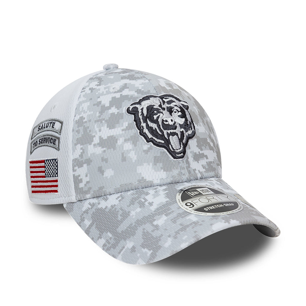 New Era NFL Men's Chicago Bears 2024 Salute To Service 9Forty Stretch-Snap Hat