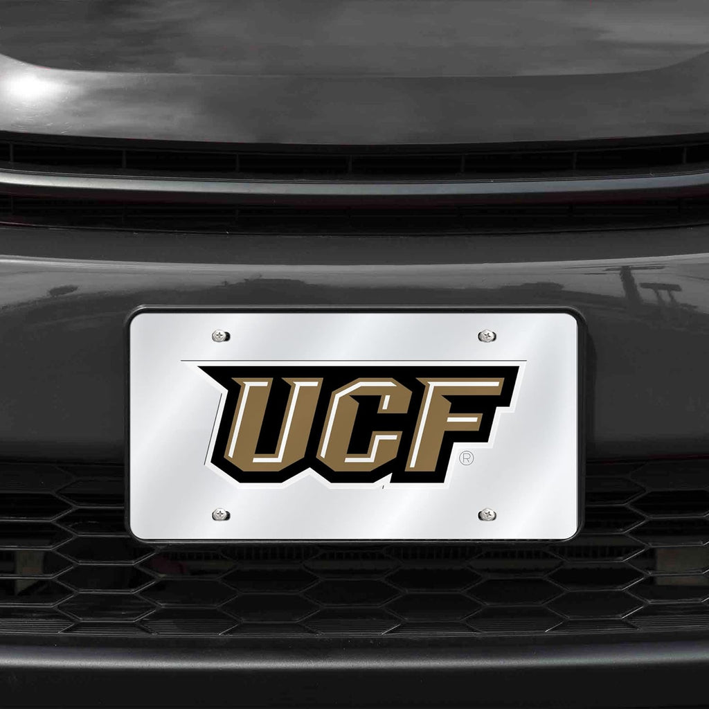 Rico NCAA Central Florida Knights (UCF) Laser Cut Mirror Auto Tag Car License Plate LZS