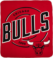 The Northwest Company NBA Chicago Bulls Campaign Design Fleece Throw Blanket