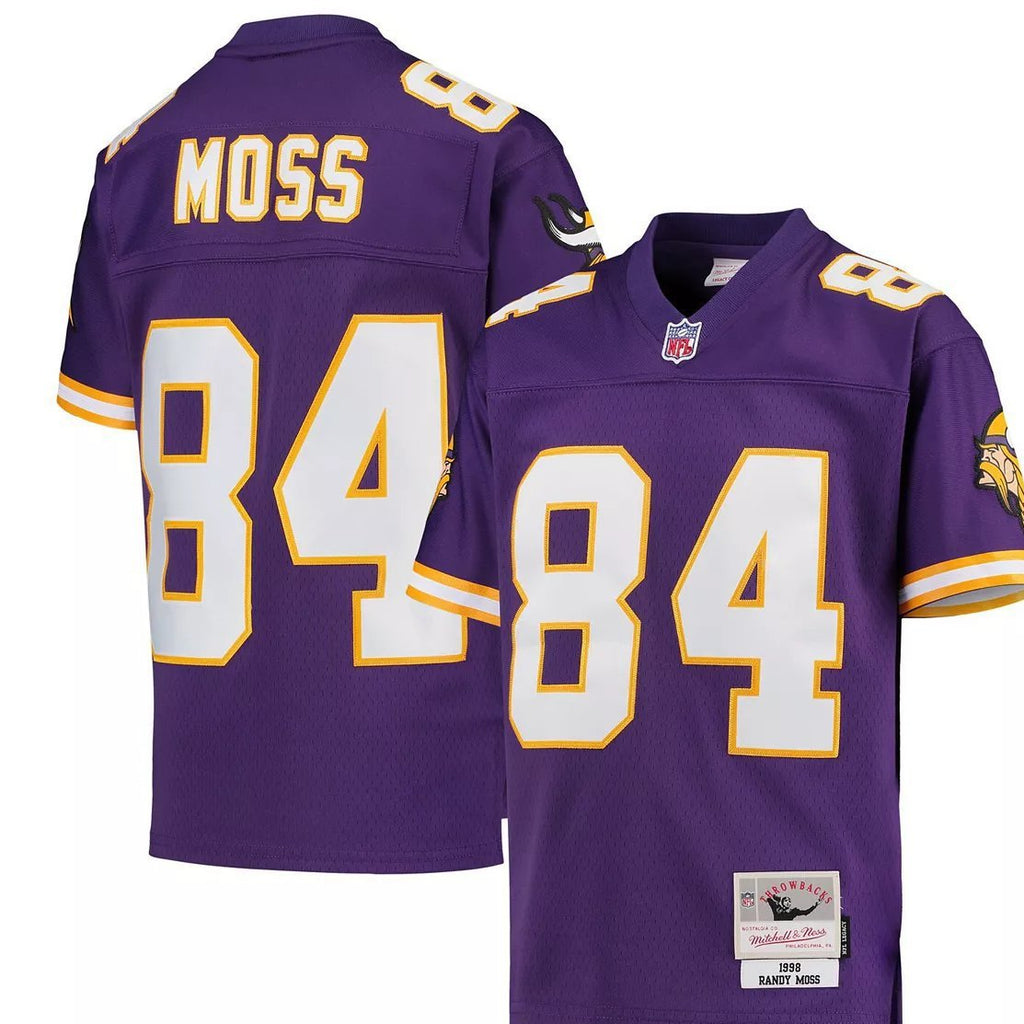 Mitchell & Ness NFL Men's  Vikings Randy Moss 1998 Legacy Replica Jersey