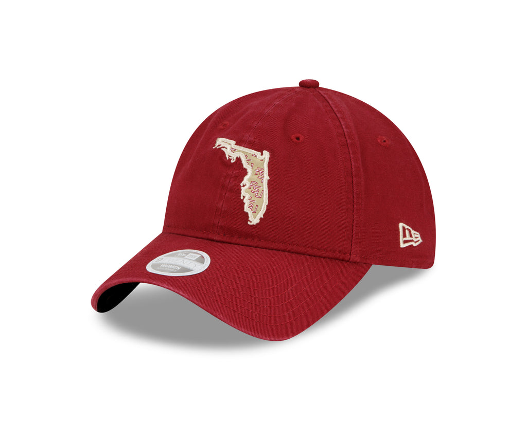 New Era NCAA Women's Florida State Seminoles FSU Stamp 9TWENTY Adjustable Hat