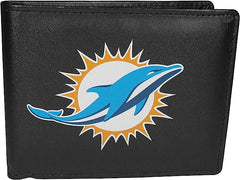 Siskiyou Sports NFL Unisex Miami Dolphins Bi-fold Wallet Large Logo