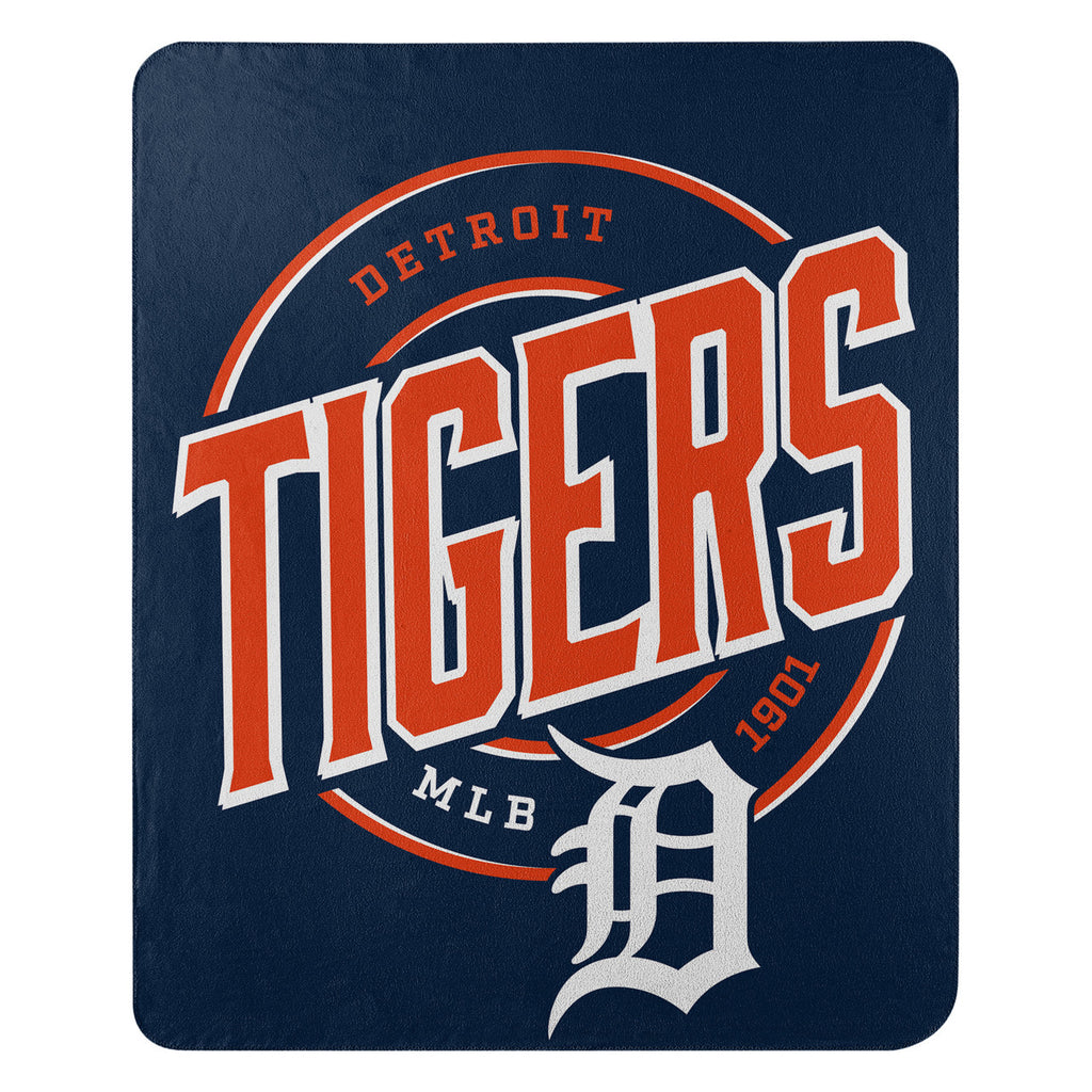 The Northwest Company MLB Detroit Tigers Campaign Design Fleece Throw Blanket