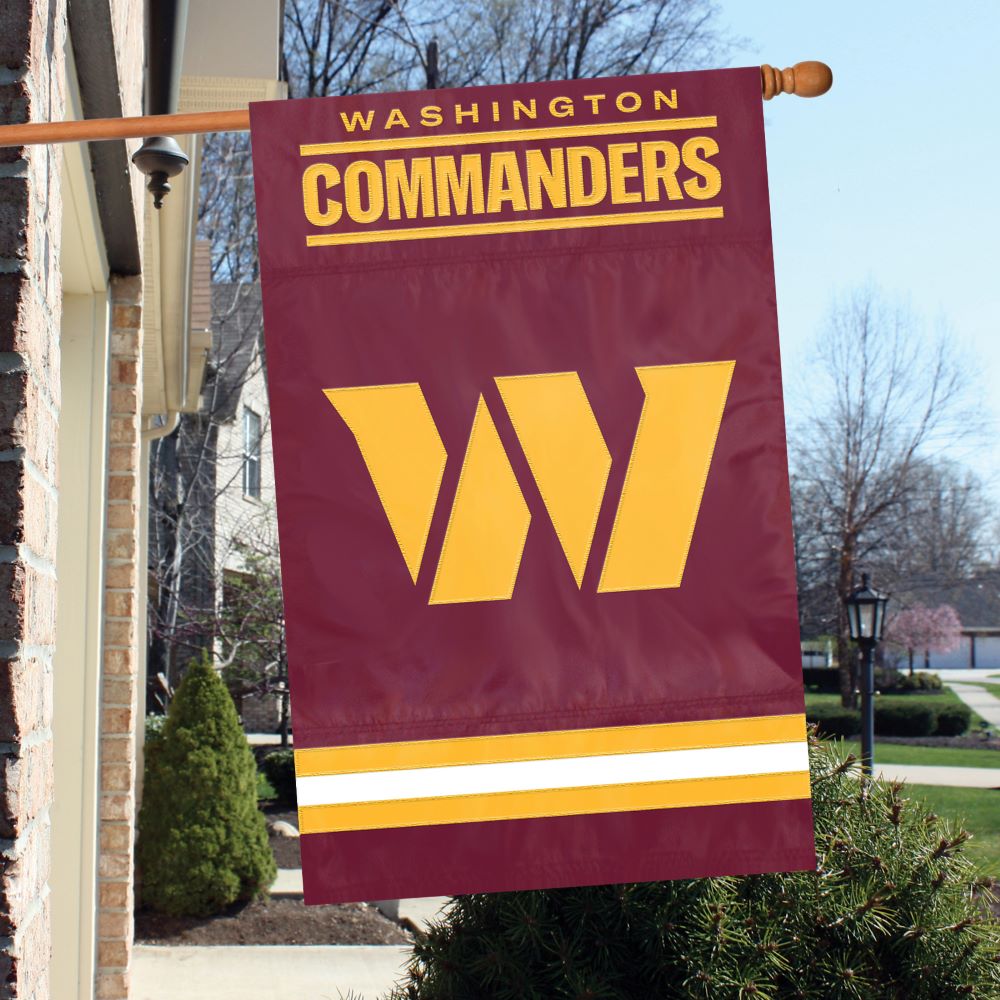 Party Animal NFL Washington Commanders 28 x 44 House Banner Flag