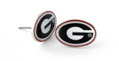 Aminco NCAA Women's Georgia Bulldogs Post Stud Earrings
