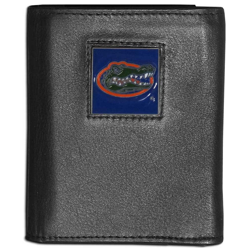 Siskiyou Sports NCAA Men's Florida Gators Genuine Leather Tri-fold Wallet
