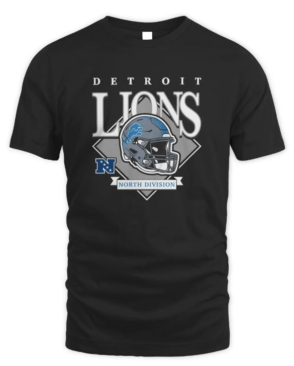 New Era NFL Men’s Detroit Lions Team Logo Division T-Shirt XX-Large