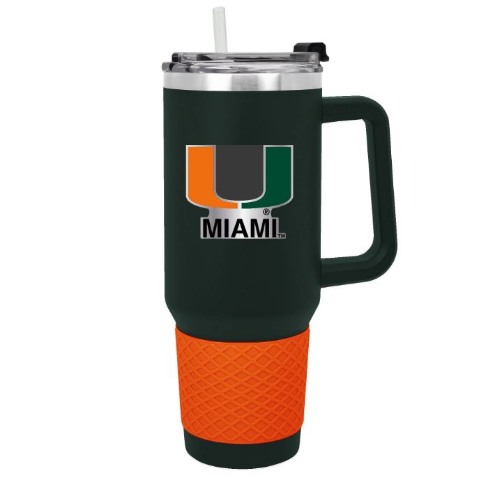 Great American Products NCAA Miami Hurricanes Colossus Travel Mug 40oz