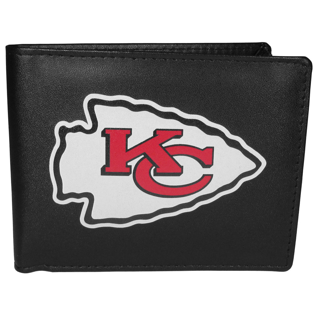 Siskiyou Sports NFL Unisex Kansas City Chiefs Bi-fold Wallet Large Logo