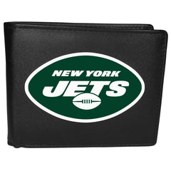 Siskiyou Sports NFL Unisex New York Jets Bi-fold Wallet Large Logo