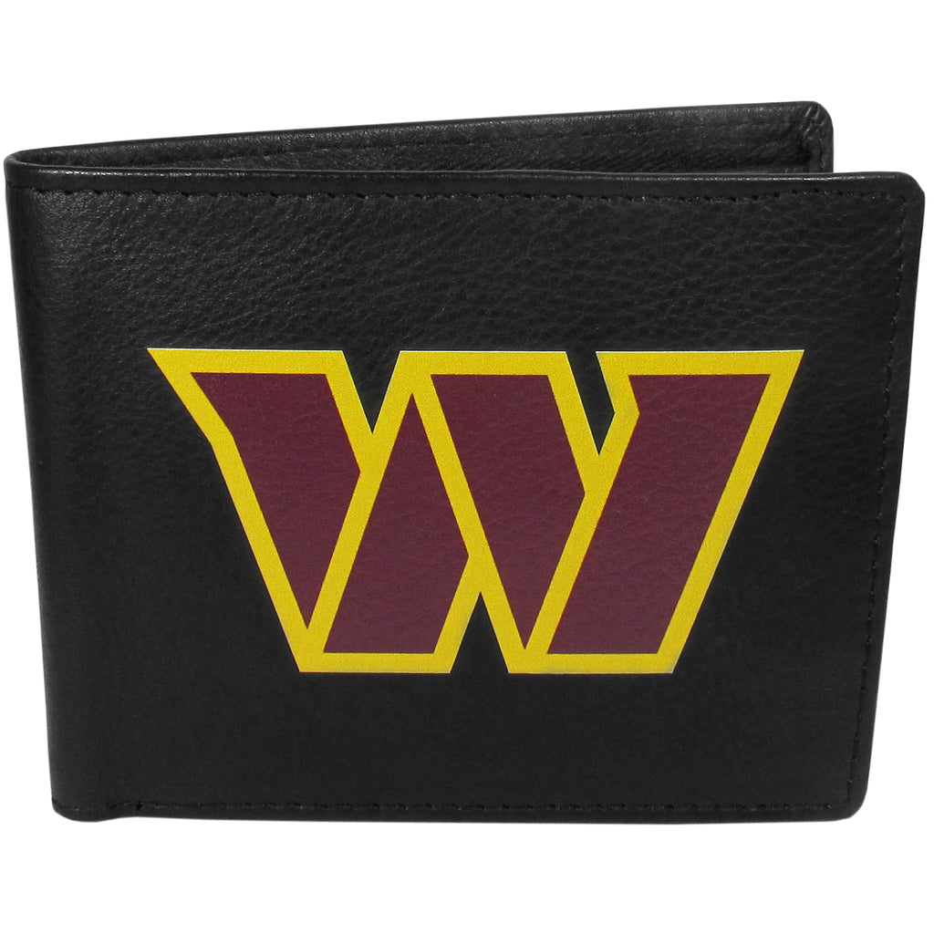 Siskiyou Sports NFL Unisex Washington Commanders Bi-fold Wallet Large Logo
