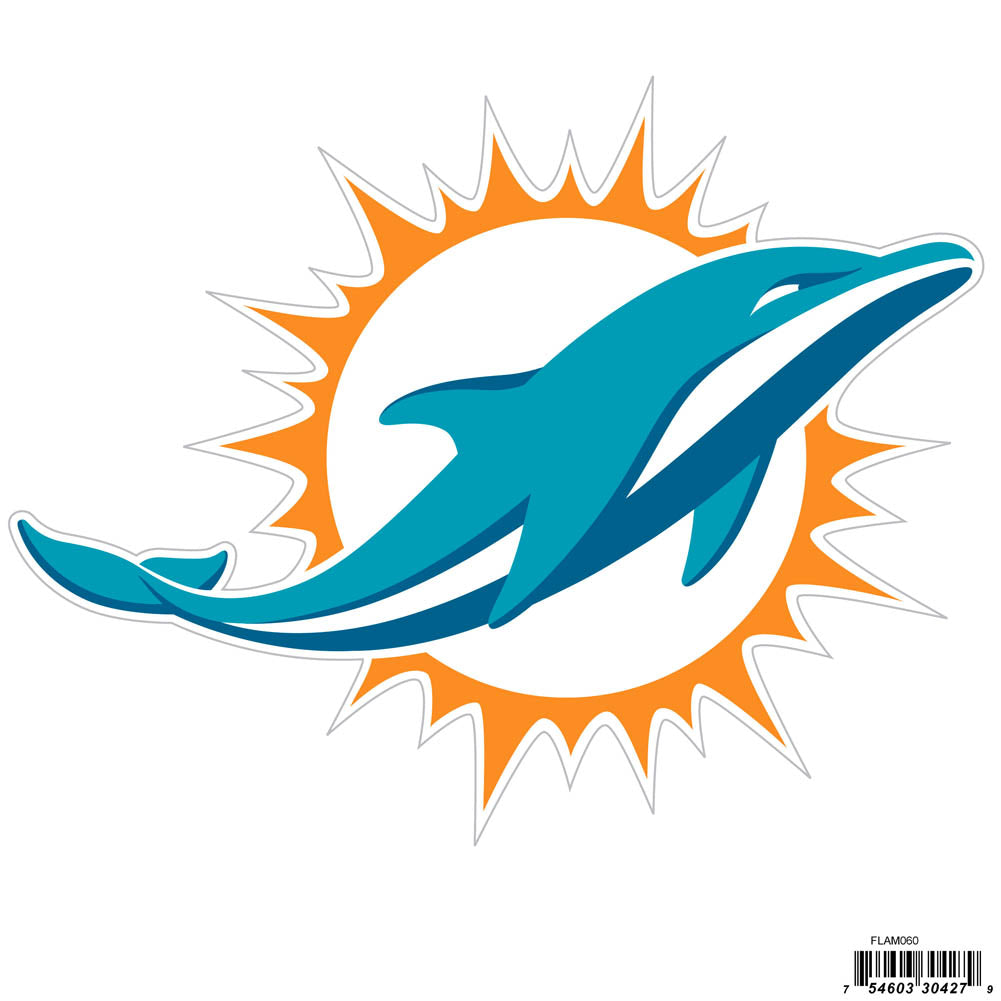 Siskiyou NFL Miami Dolphins Medium Team Logo Magnet