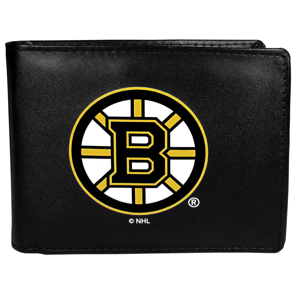 Siskiyou Sports NHL Unisex Boston Bruins Bi-fold Wallet Large Logo
