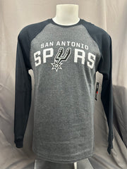 UNK  NBA San Antonio Spurs Arch Logo Raglan Thermal Longsleeve