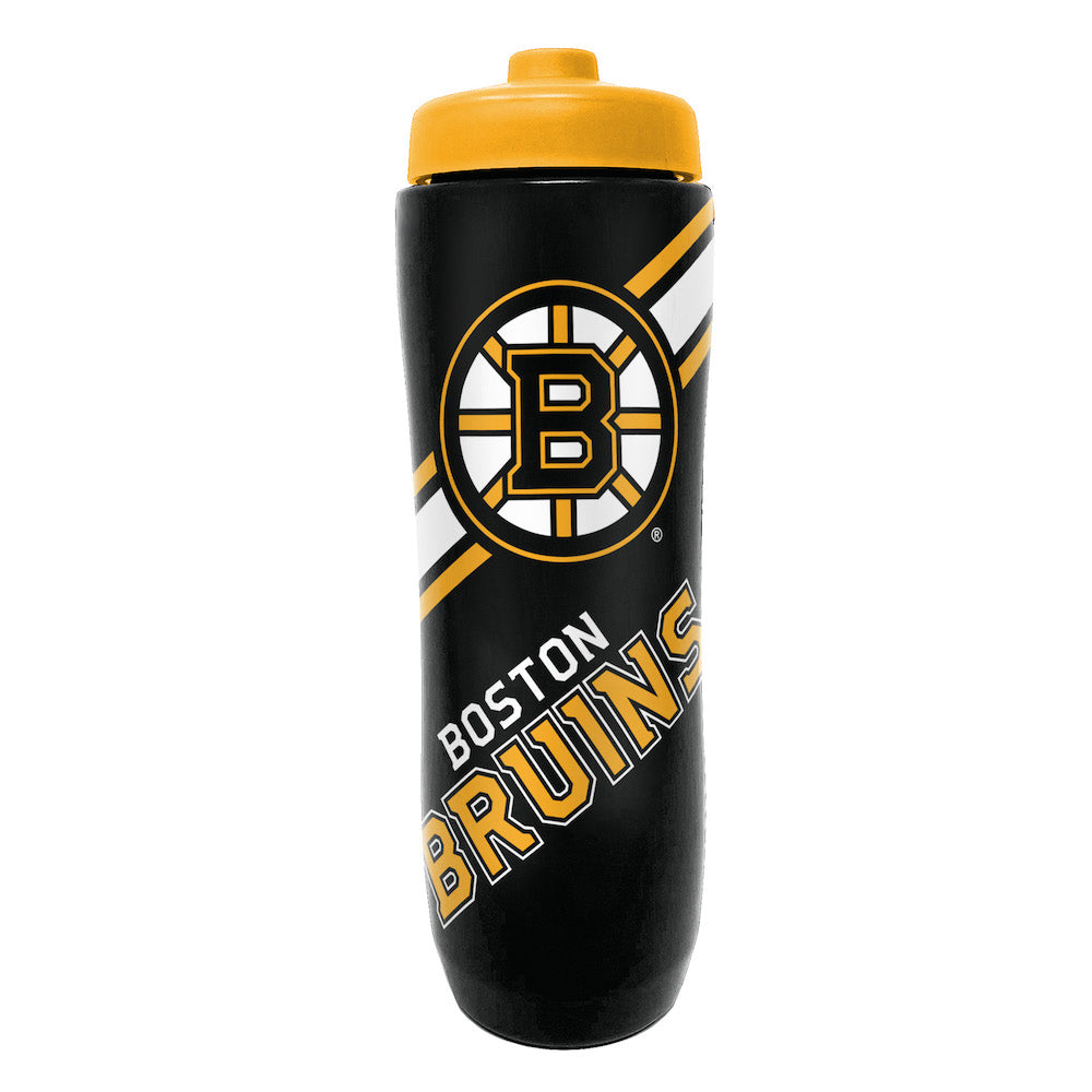 Party Animal NHL Boston Bruins Squeezy Water Bottle 32 oz