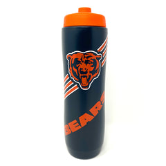 Party Animal NFL Chicago Bears Squeezy Water Bottle 32 oz