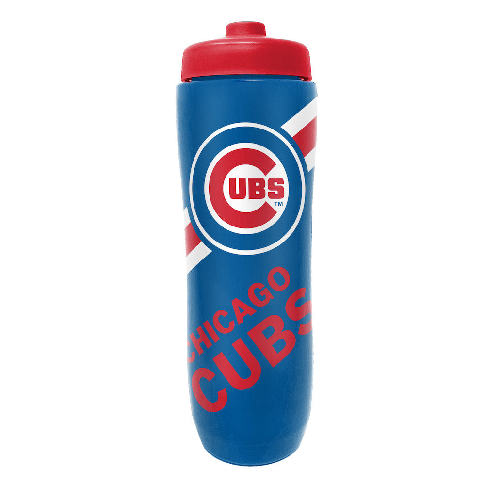 Party Animal MLB Chicago Cubs Squeezy Water Bottle 32 oz