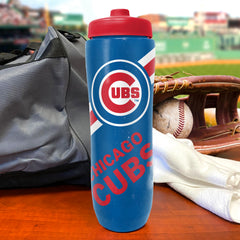 Party Animal MLB Chicago Cubs Squeezy Water Bottle 32 oz