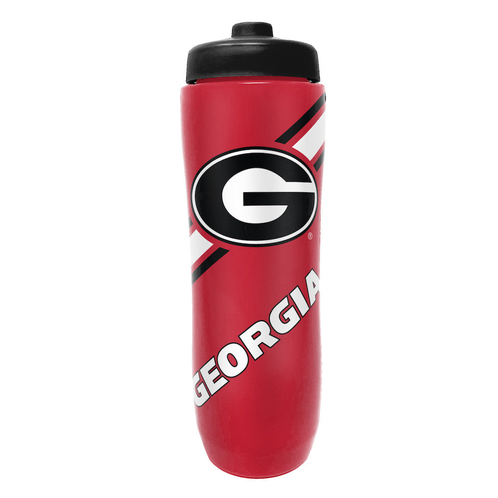 Party Animal NCAA Georgia Bulldogs Squeezy Water Bottle 32 oz.