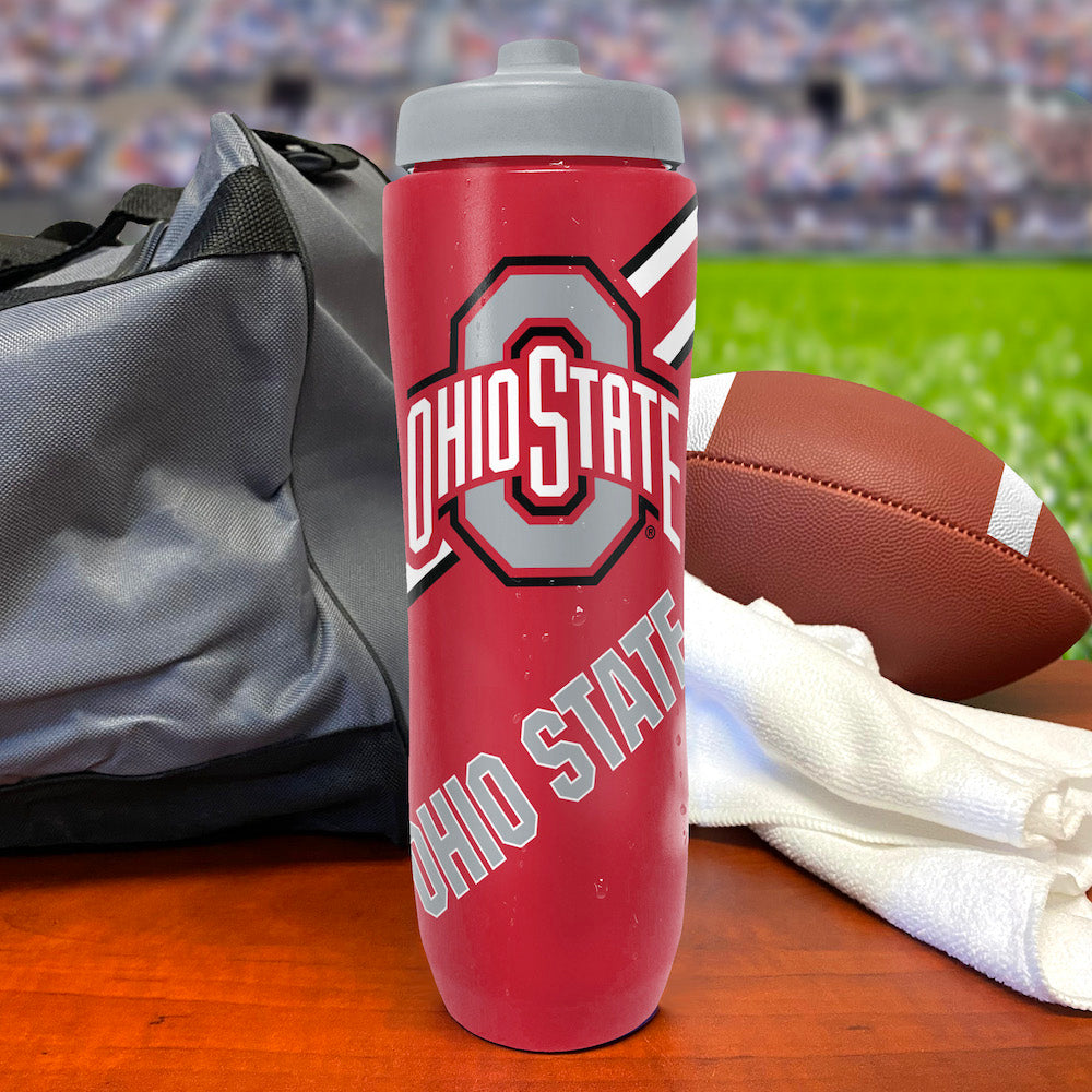 Party Animal NCAA Ohio State Buckeyes Squeezy Water Bottle 32 oz.