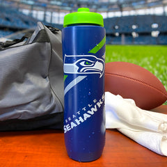 Party Animal NFL Seattle Seahawks Squeezy Water Bottle 32 oz