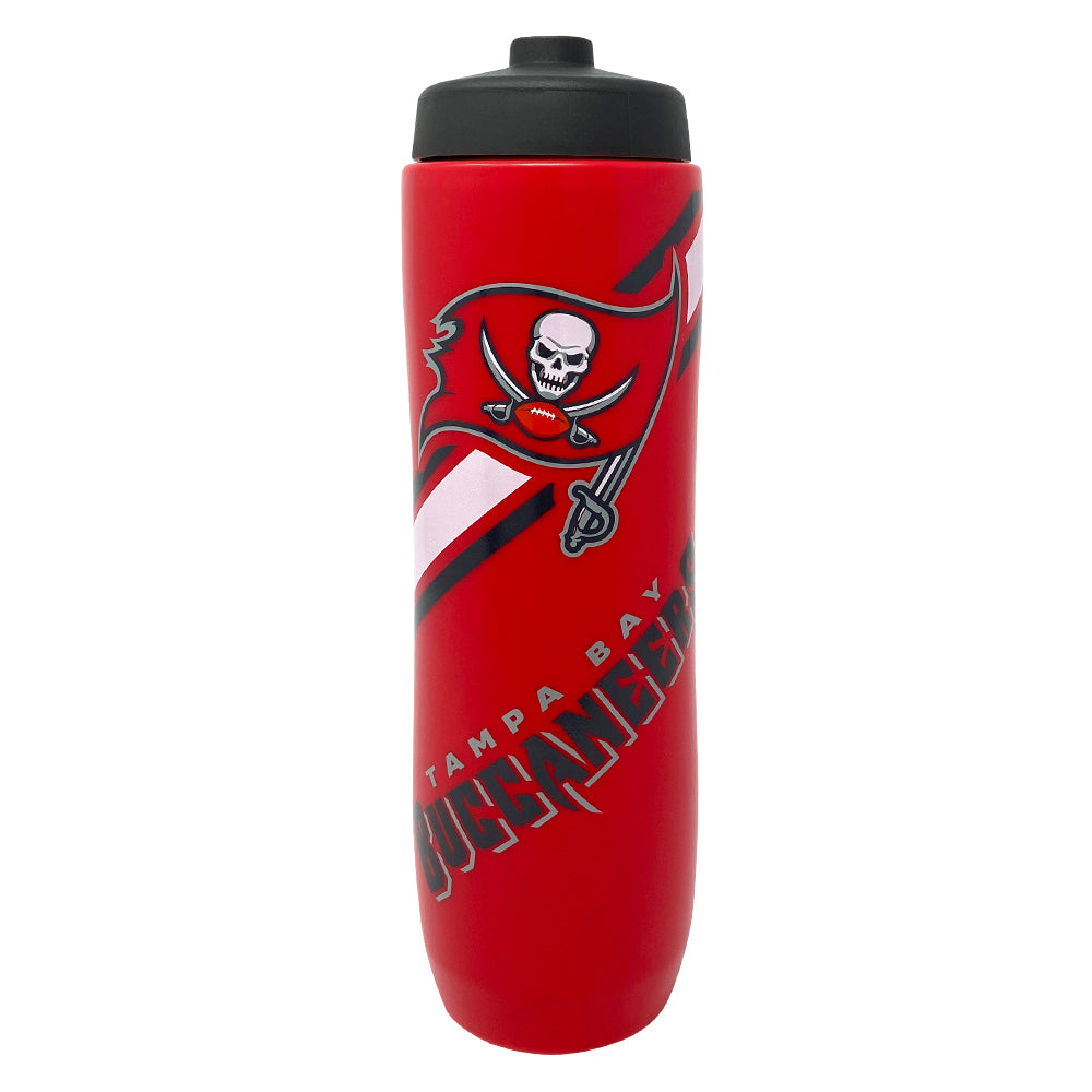 Party Animal NFL Tampa Bay Buccaneers Squeezy Water Bottle 32 oz