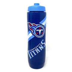 Party Animal NFL Tennessee Titans Squeezy Water Bottle 32 oz