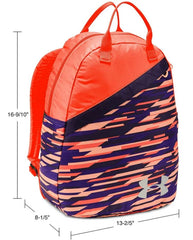Under Armour UA Favorite 3.0 Backpack Girl's School Bag Backpack, Peach/Purple