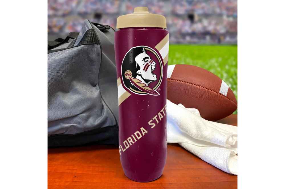 Party Animal NCAA Florida State Seminoles Squeezy Water Bottle 32 oz.