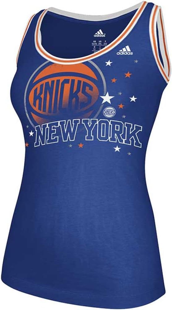 Adidas NBA Women's New York Knicks Fan Scoop Neck Tank