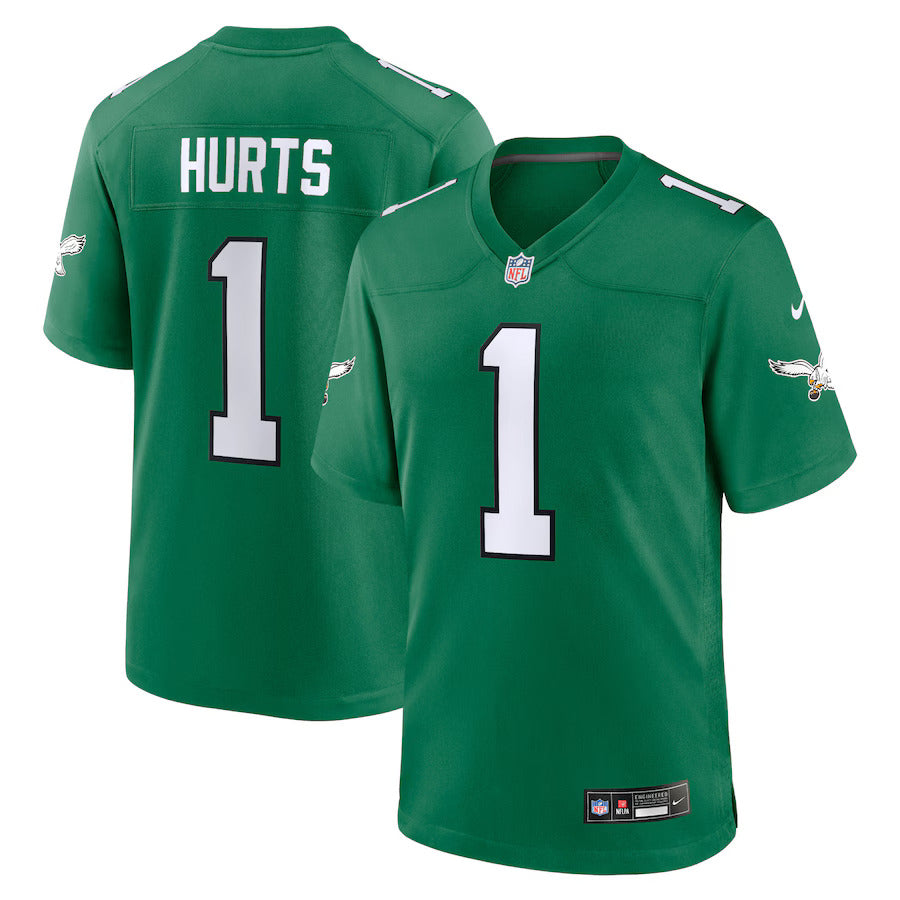 Philadelphia Eagles Mens Pine Green Nike Jalen Hurts Alternate Jersey