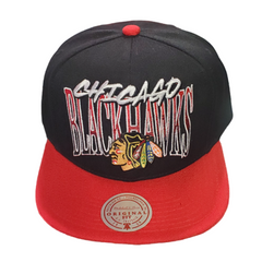 Mitchell & Ness NHL Men's Chicago Blackhawks Rise Up Snapback Adjustable Hat